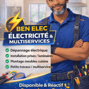 Youssef B. (Travaux d’installation éle...