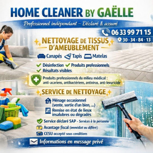 Gaelle P. (Home Cleaner by Gaelle)