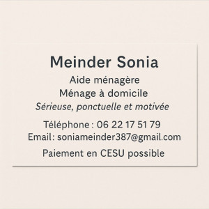 Sonia M. (Prestige Proprete)