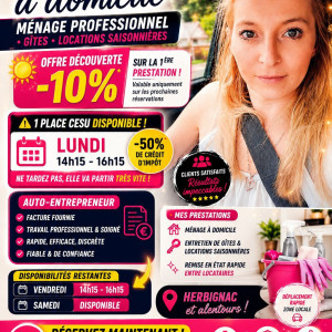 Adelaïde R. (Ça Brille à Domicile)