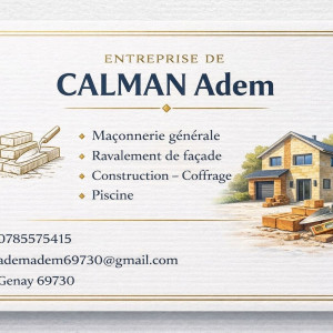 Adem C. (Entreprise Calman Adem)
