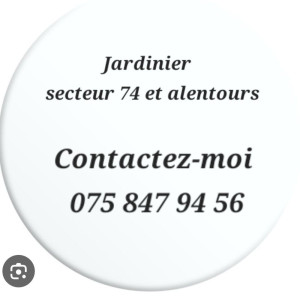 Jardinier professionnel 075 847 94 56