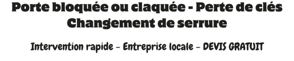 SERRURIER EXPRESS H24