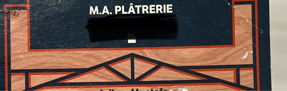 Mustafa A. (Ma plâtrerie)