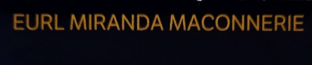 EURL MIRANDA MACONNERIE