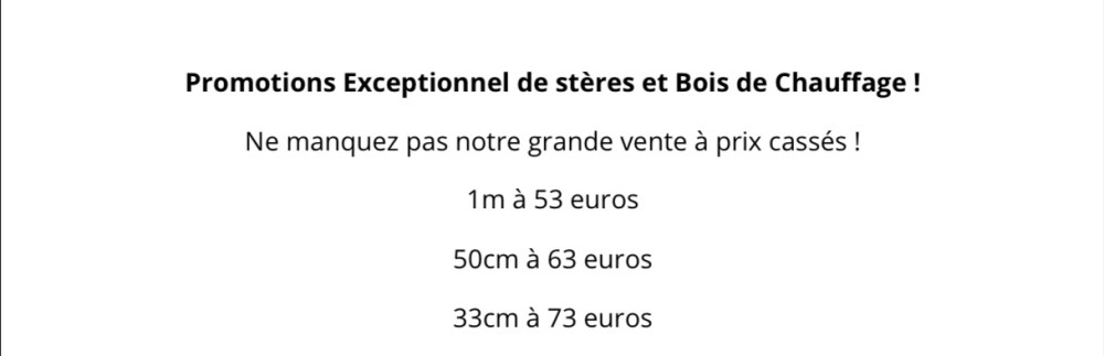 BAZIA BOIS DE CHAUFFAGE