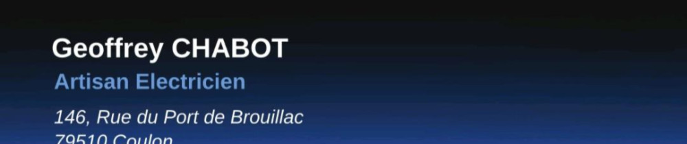 Geoffrey C. (GC Electricité)