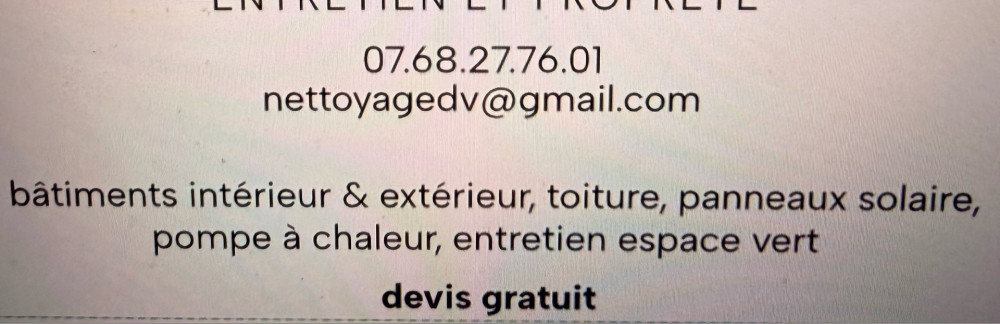 Vanessa D. (DV Nettoyage)