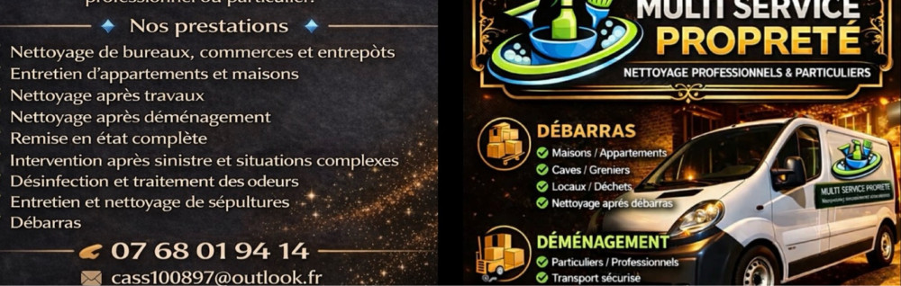 Cassandra L. (Multi service propreté)