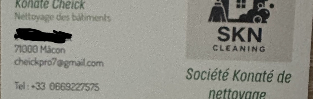 Cheick K. (Société Konaté De Nettoyage...