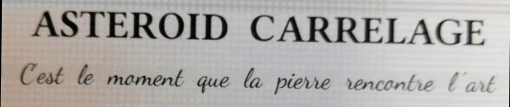 Muhammet E. (ASTEROID CARRELAGE)