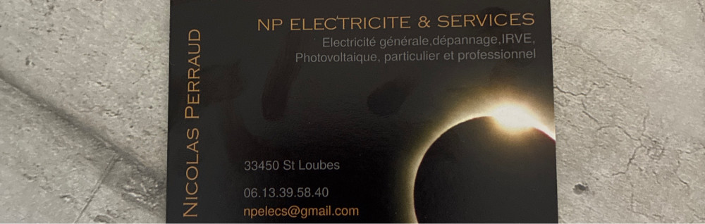 Nicolas P. (NP ÉLECTRICITÉ ET SERVICES...