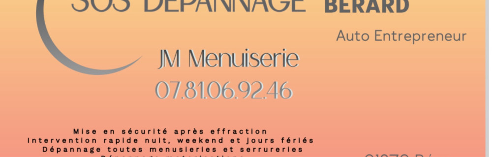 Jean-Michel B. (SOS Dépannage JM Menui...