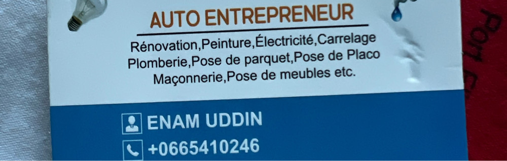Enam U. (Auto Entrepreneur)