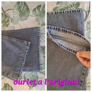Photo de galerie - 
ourlet pantalon à l'original 