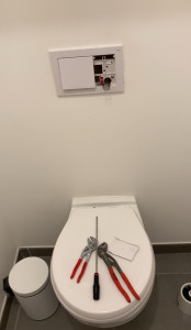 Photo de galerie - Réparation de mécanisme geberit wc suspendu 