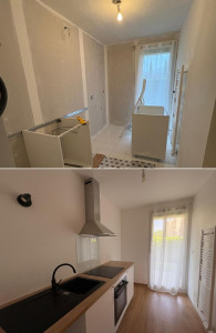 Photo de galerie - Rénovation cuisine Dijon Colombière