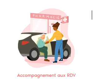 Photo de galerie - Accompagnement aux sorties et rendez vous 