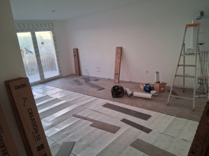 Photo de galerie - Pose parquet 