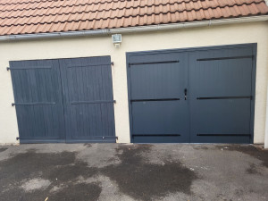 Photo de galerie - Porte de garage battante neuve