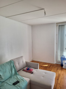 Photo de galerie - Petit travaux réalisés 
papier de vert plus peinture 