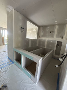 Photo de galerie - Création en placo selon demande client