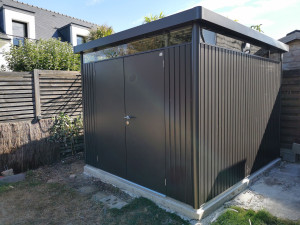 Photo de galerie - Installation cabanon jardin 10m2 


