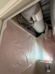 Photo de galerie - Changement de ballon de 200L en hauteur 