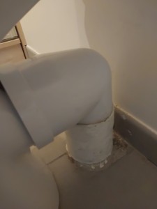 Photo de galerie - Changement pipe toilette 