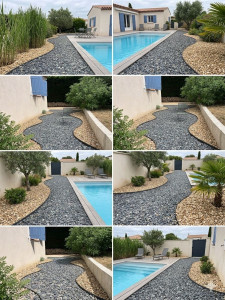Photo de galerie - Amenagement de jardin mineral