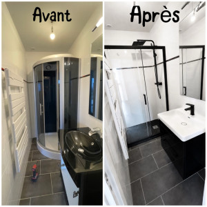 Photo de galerie - Rénovation d’une salle de bain 
