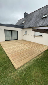Photo de galerie - Création d'une terrasse bois.