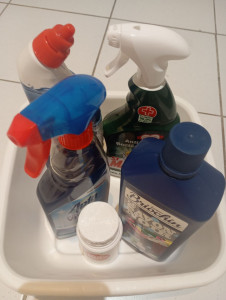 Photo de galerie - Produits utilisés lors de mes interventions 