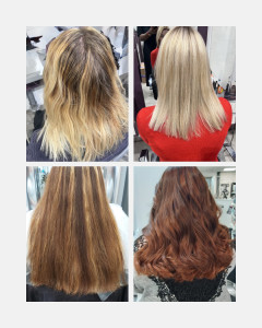 Photo de galerie - Avant et après mèches et coupes et transfo coloration 