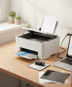 Photo de galerie - Configuration et dépannage de votre imprimante (Wi-Fi ou USB). Je m'assure que votre impressions fonctionnent enfin sur tous vos appareils Windows.