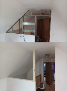Photo de galerie - Modification d'une cloison