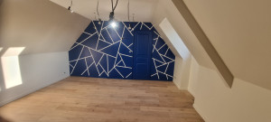 Photo de galerie - Réalisation du placo, enduit, peinture