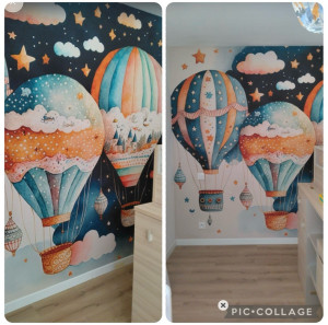 Photo de galerie - Pose de papier panoramique 
