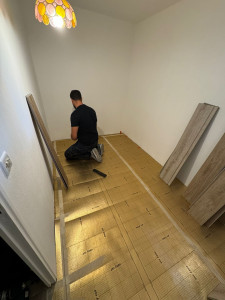 Photo de galerie - Pose de parquet - Revêtement de sol