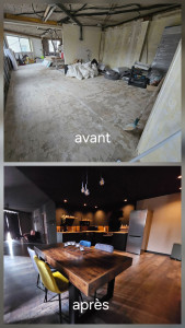 Photo de galerie - Rénovation complète d une cuisine aménagée. 