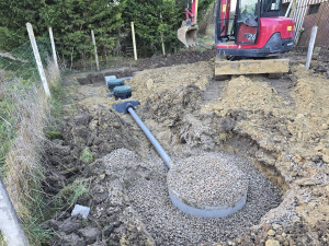 Photo de galerie - Pose fosse septique 