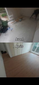 Photo de galerie - Pose Parquet.  