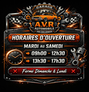 Photo de galerie - Horaires d’ouverture 