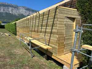 Photo de galerie - Création abri en bois