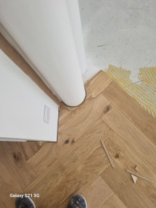 Photo de galerie - Pose de parquet - Revêtement de sol