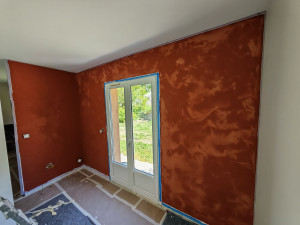 Photo de galerie - Peinture à la chaux effet Ferré 