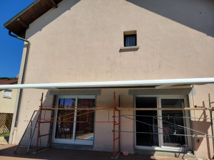Photo de galerie - Remplacement d'un moteur de store banne 
