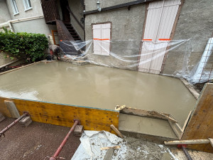 Photo de galerie - Coulage dalle