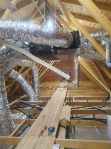 Photo de galerie - Installation d'un gainable avec régulation shogun