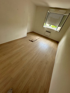 Photo de galerie - Pose parquet dans une chambre 